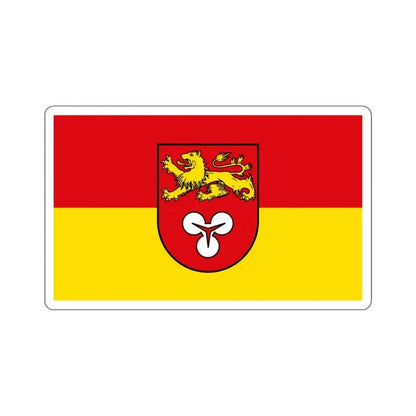 Flag of Hannover Germany - STICKER Vinyl Kiss-Cut Decal 3 Inch White - The Sticker Space