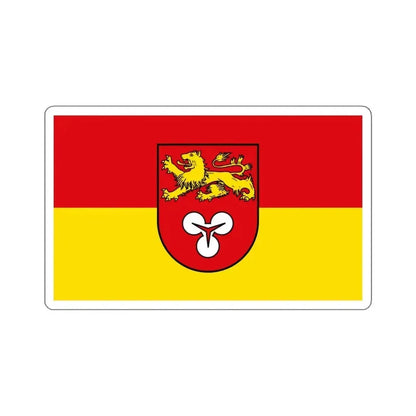 Flag of Hannover Germany - STICKER Vinyl Kiss-Cut Decal 6 Inch White - The Sticker Space