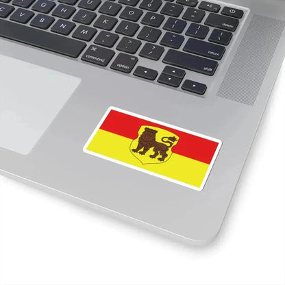 Flag of Haradok and Haradok Rajon (Belarus) STICKER Vinyl Kiss-Cut Decal - The Sticker Space