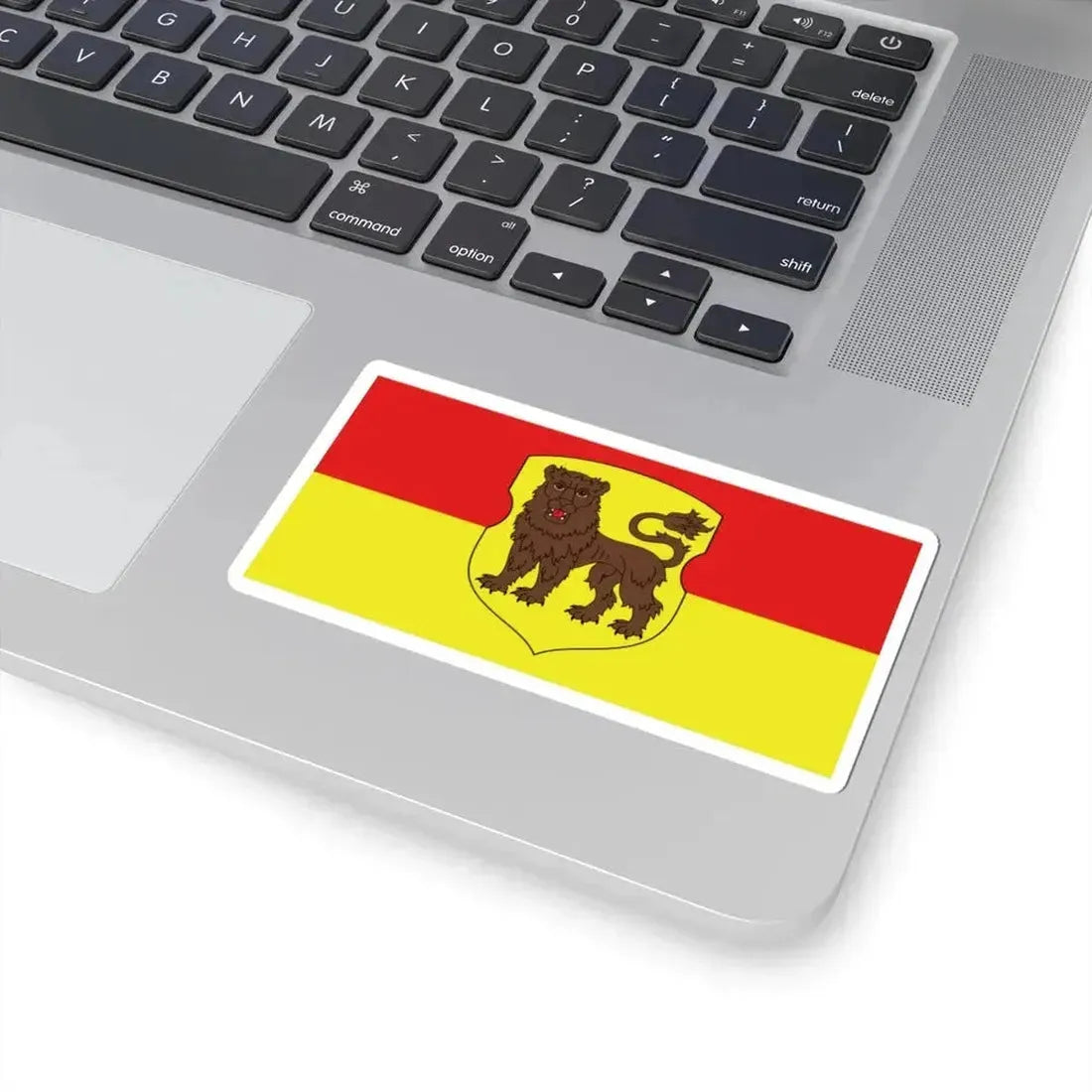 Flag of Haradok and Haradok Rajon (Belarus) STICKER Vinyl Kiss-Cut Decal - The Sticker Space