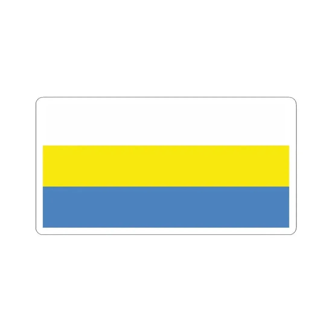 Flag of Haradzieja (Belarus) STICKER Vinyl Kiss-Cut Decal 6 Inch White - The Sticker Space