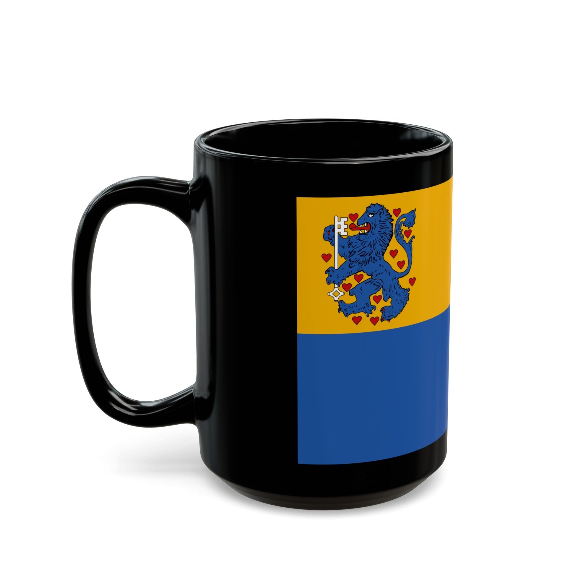 Flag of Harburg Germany - Black Coffee Mug-The Sticker Space