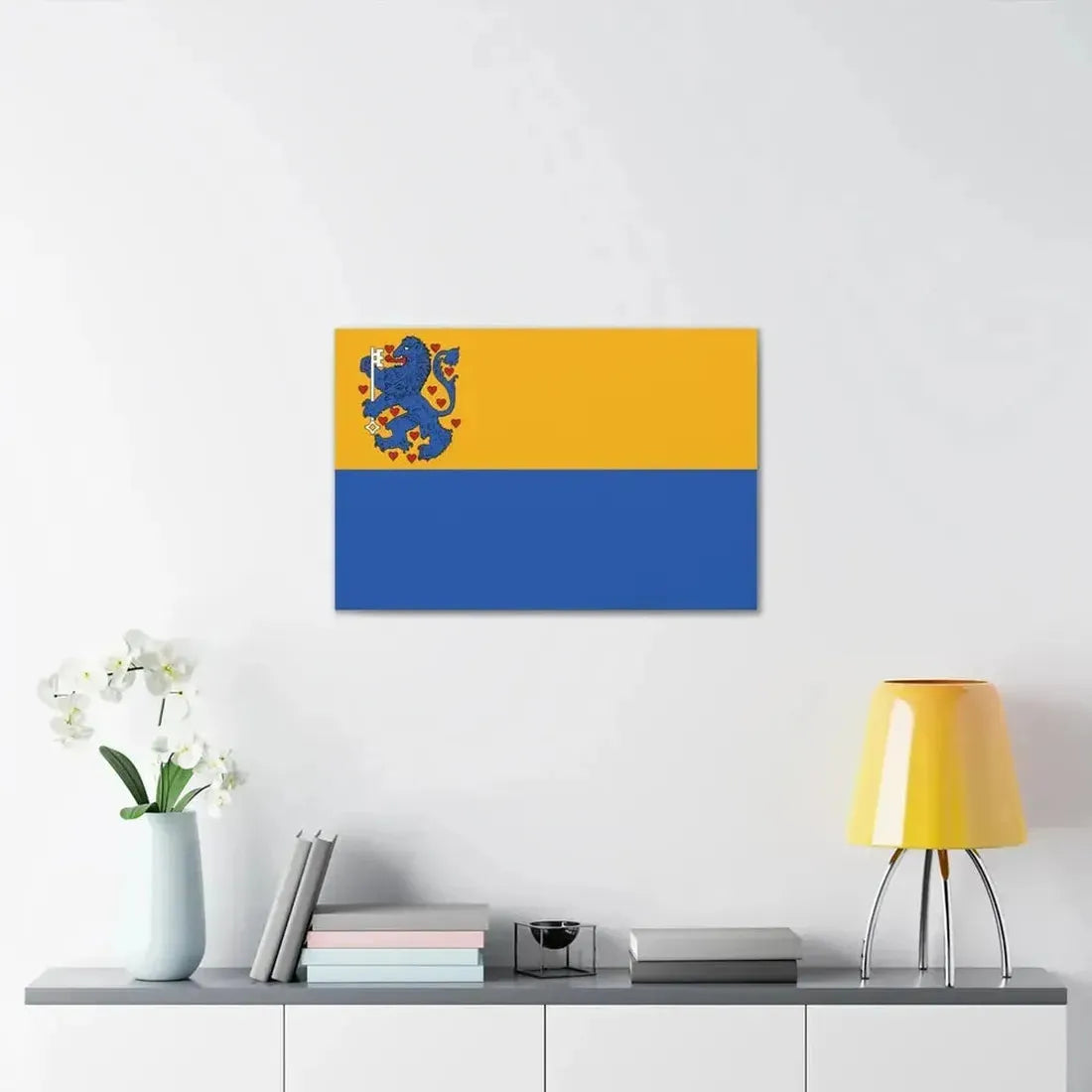 Flag of Harburg Germany - Canvas Wall Art - The Sticker Space