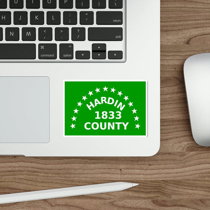 Flag of Hardin County Ohio STICKER Vinyl Die-Cut Decal-The Sticker Space