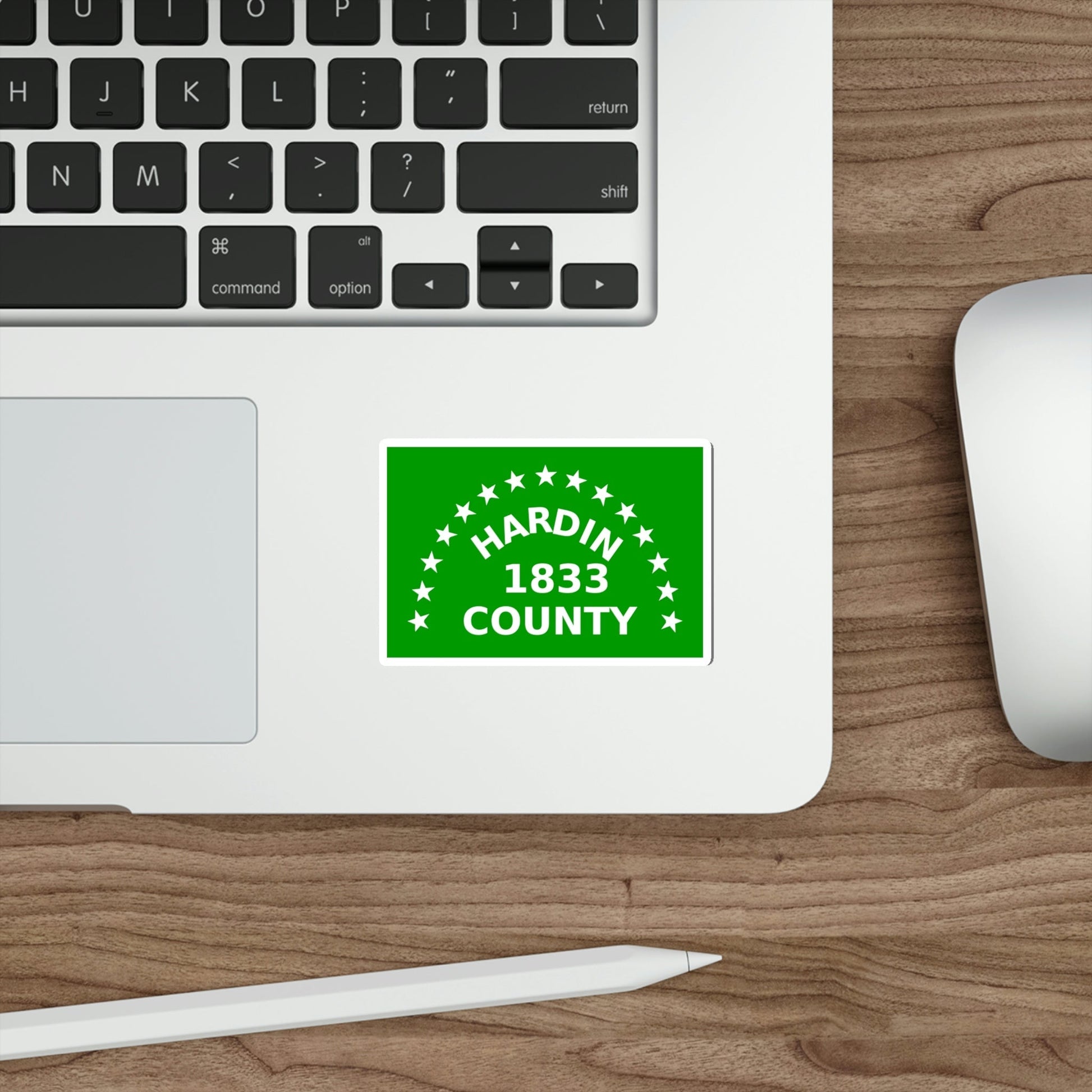 Flag of Hardin County Ohio STICKER Vinyl Die-Cut Decal-The Sticker Space