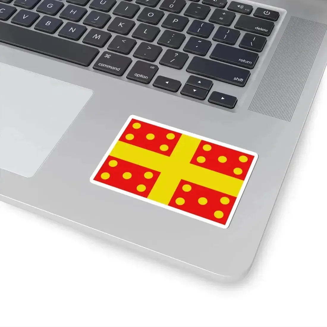 Flag of Harelbeke (Belgium) STICKER Vinyl Kiss-Cut Decal - The Sticker Space