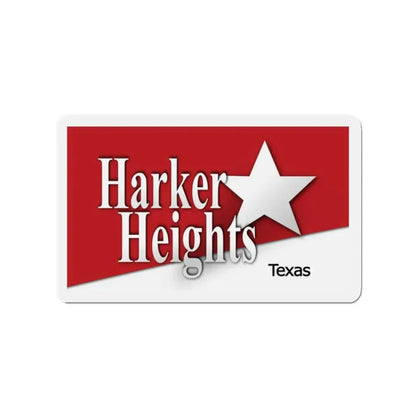 Flag of Harker Heights Texas - Refrigerator Magnet 2 Inch - The Sticker Space