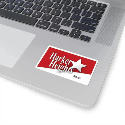 Flag of Harker Heights, Texas - STICKER Vinyl Kiss-Cut Decal - The Sticker Space