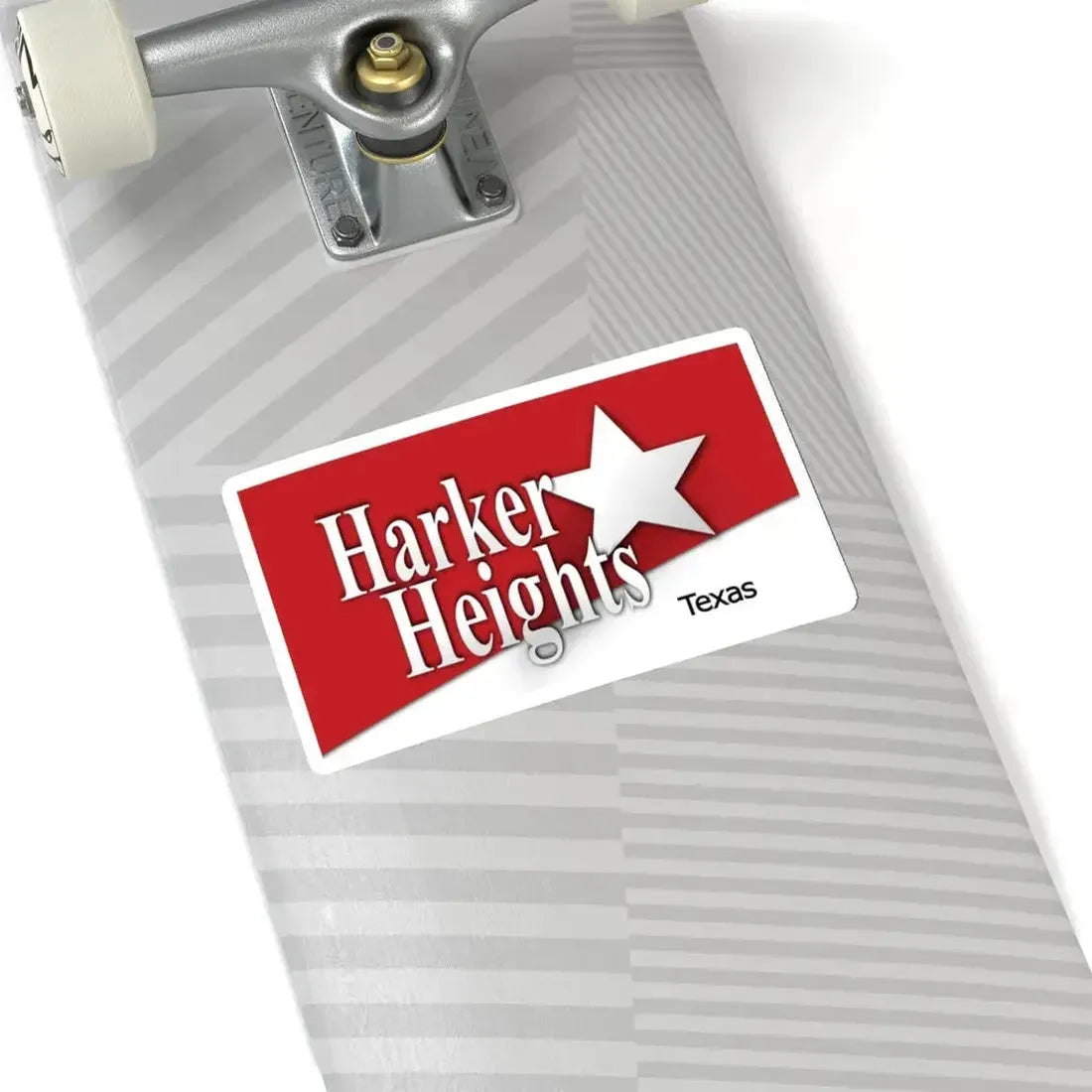 Flag of Harker Heights, Texas - STICKER Vinyl Kiss-Cut Decal - The Sticker Space
