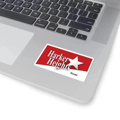 Flag of Harker Heights Texas (United States) STICKER Vinyl Kiss-Cut Decal - The Sticker Space
