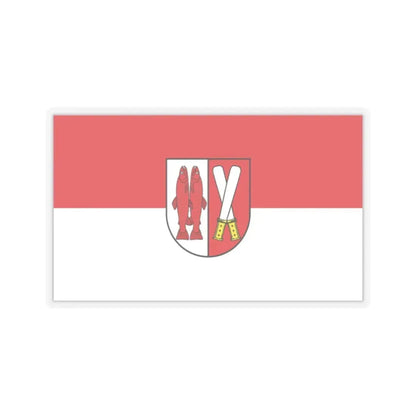 Flag of Harz Germany - STICKER Vinyl Kiss-Cut Decal 2 Inch Transparent - The Sticker Space