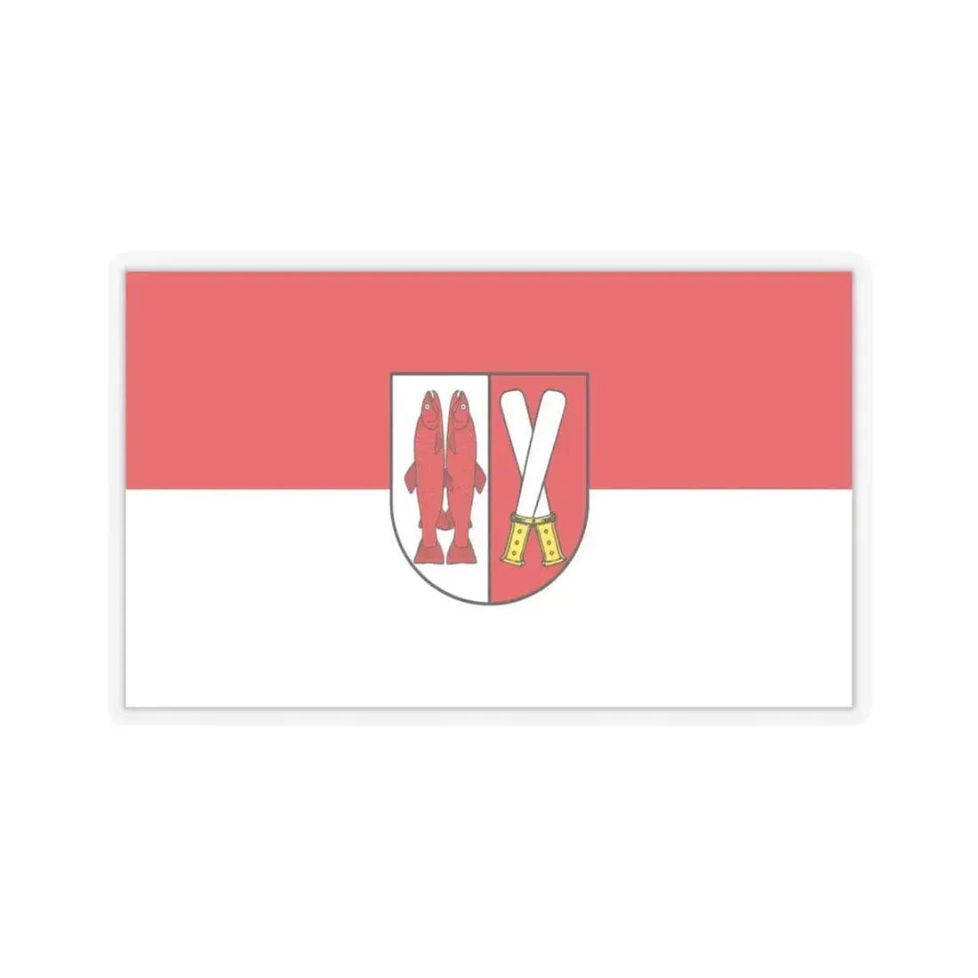 Flag of Harz Germany - STICKER Vinyl Kiss-Cut Decal 6 Inch Transparent - The Sticker Space
