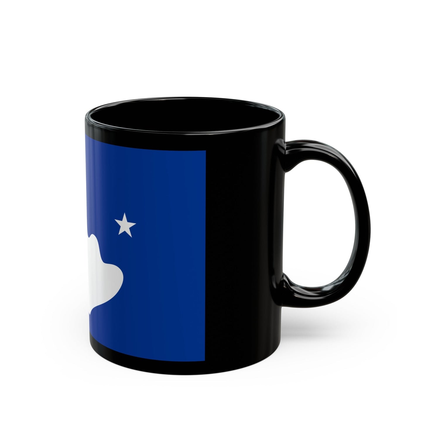 Flag of Hatohobei Palau - Black Coffee Mug-The Sticker Space