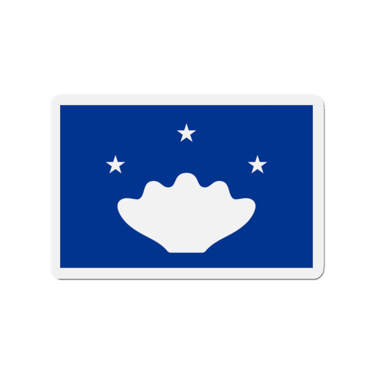 Flag of Hatohobei Palau - Die-Cut Magnet-2" x 2"-The Sticker Space