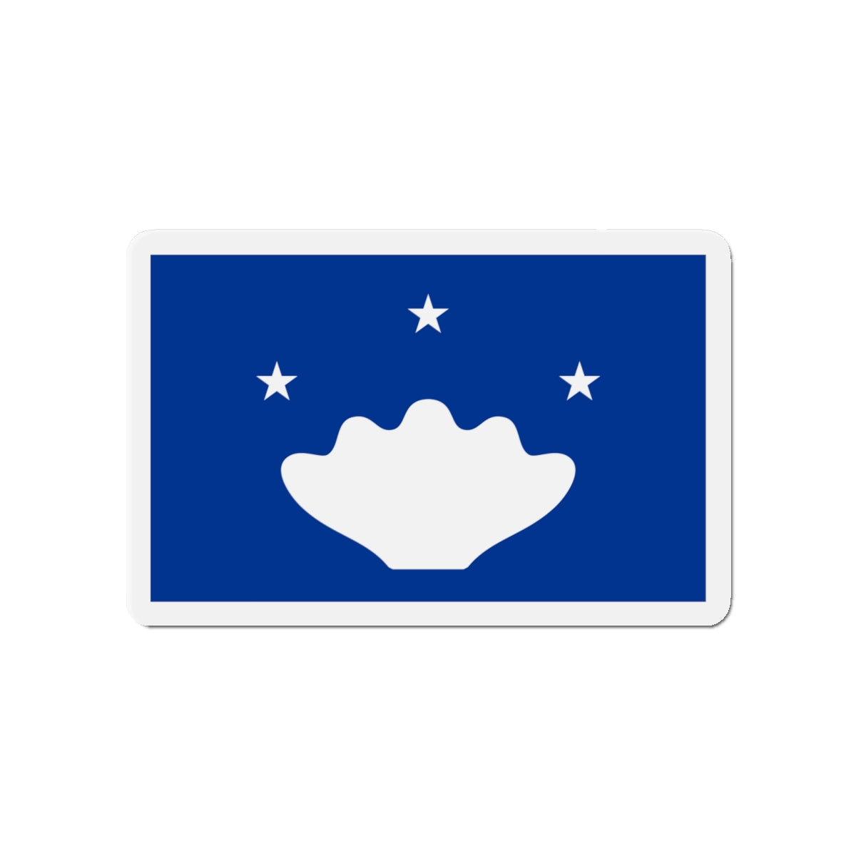 Flag of Hatohobei Palau - Die-Cut Magnet-4" x 4"-The Sticker Space