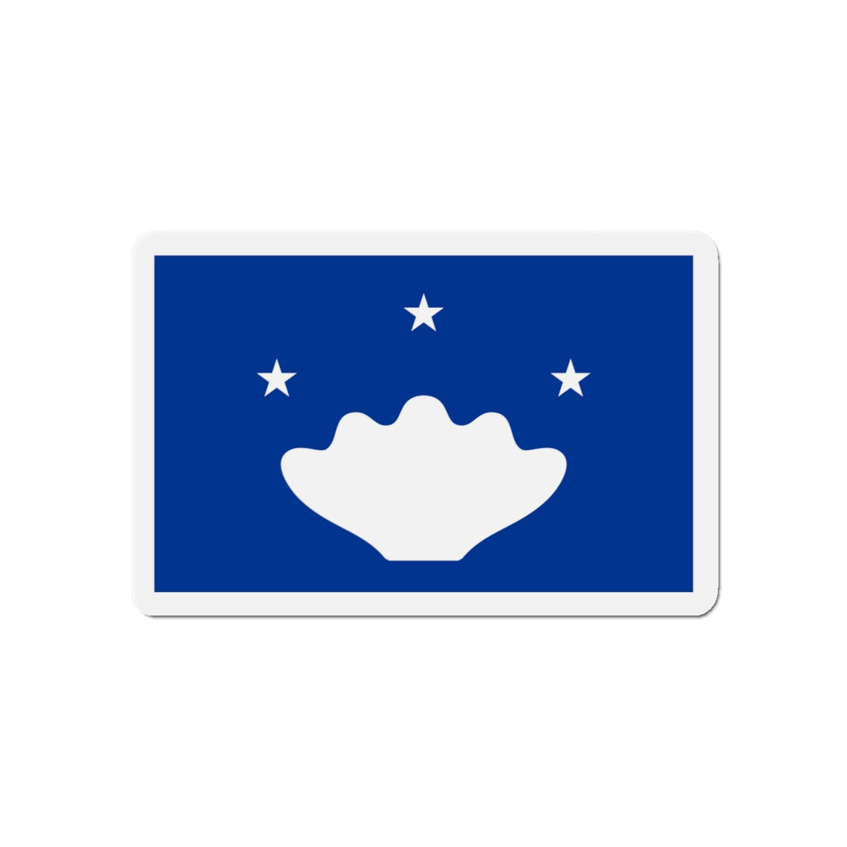 Flag of Hatohobei Palau - Die-Cut Magnet-5" x 5"-The Sticker Space