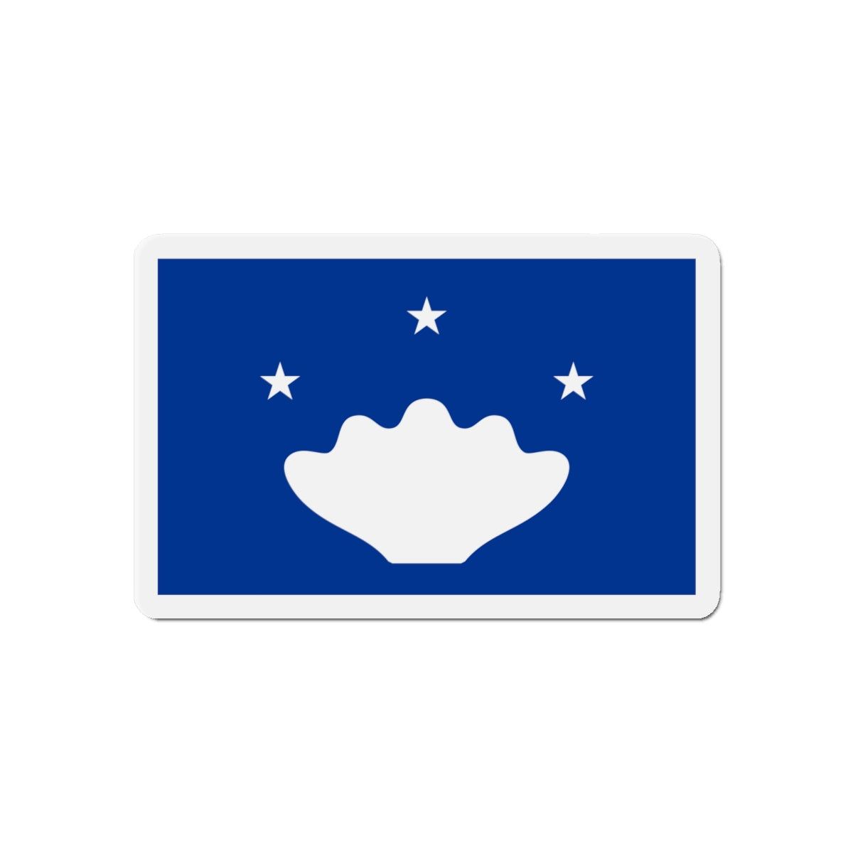 Flag of Hatohobei Palau - Die-Cut Magnet-6 × 6"-The Sticker Space