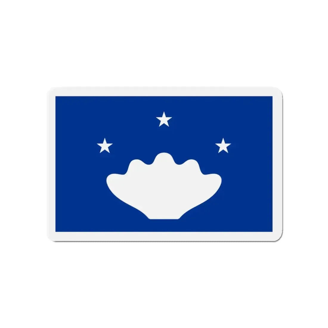 Flag of Hatohobei Palau - Refrigerator Magnet 3 Inch - The Sticker Space