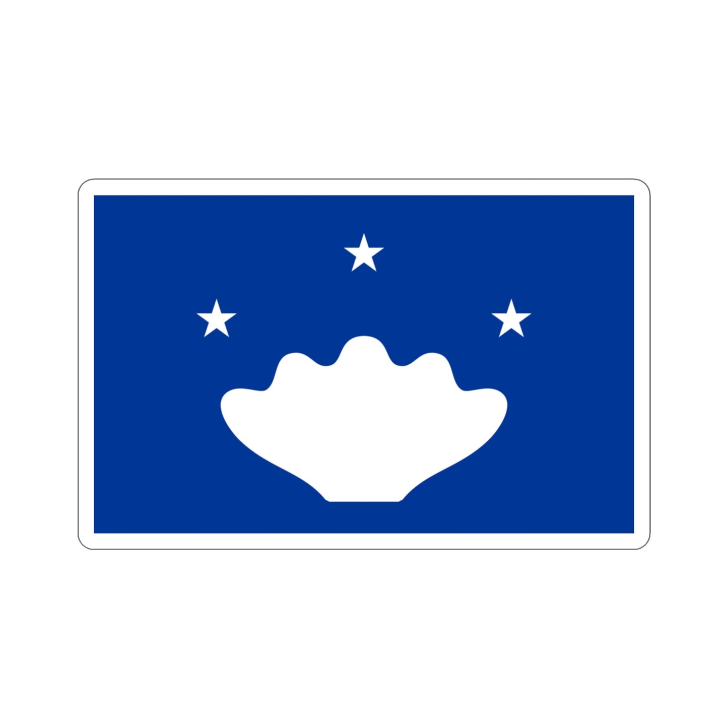 Flag of Hatohobei Palau STICKER Vinyl Die-Cut Decal-3 Inch-The Sticker Space