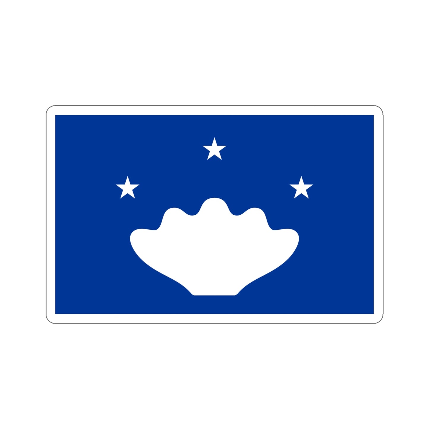 Flag of Hatohobei Palau STICKER Vinyl Die-Cut Decal-4 Inch-The Sticker Space