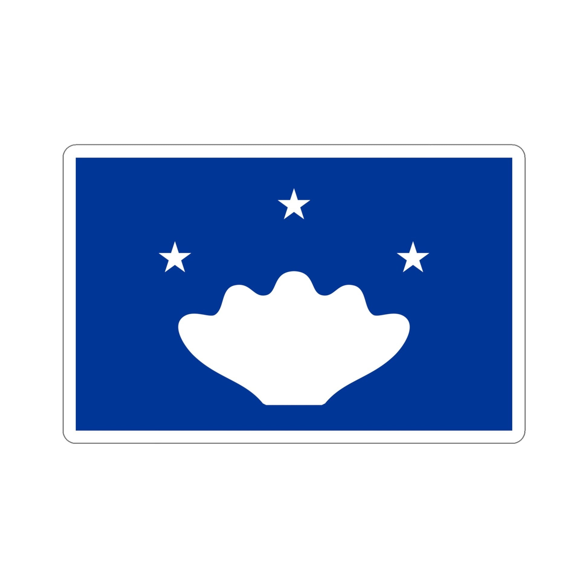 Flag of Hatohobei Palau STICKER Vinyl Die-Cut Decal-6 Inch-The Sticker Space