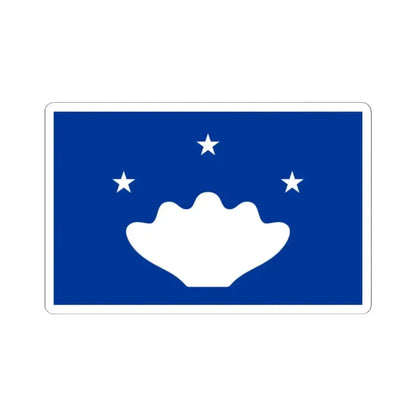 Flag of Hatohobei Palau - STICKER Vinyl Kiss-Cut Decal 2 Inch White - The Sticker Space
