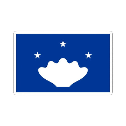 Flag of Hatohobei Palau - STICKER Vinyl Kiss-Cut Decal 4 Inch White - The Sticker Space