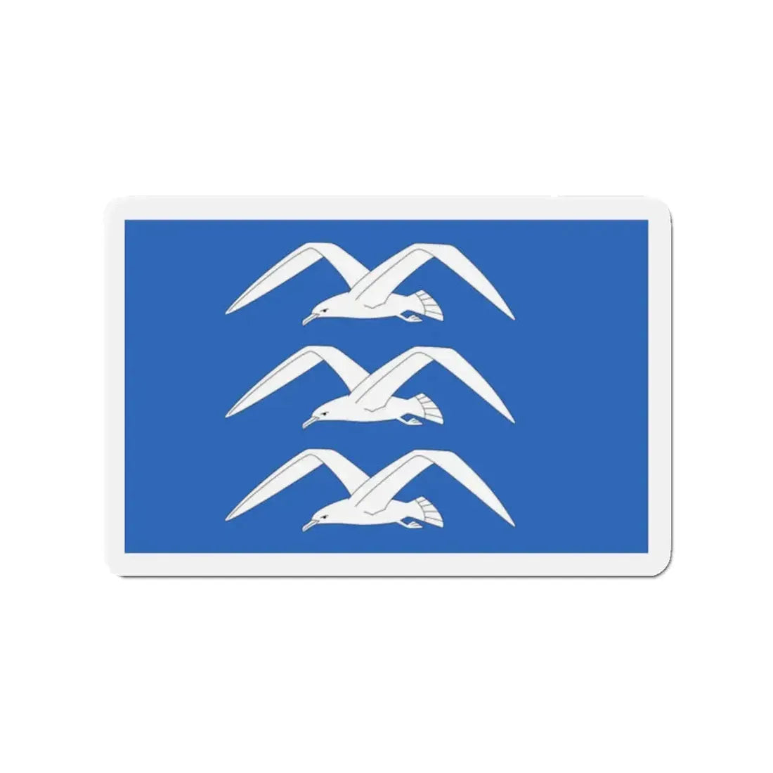 Flag of Haugesund Rogaland Norway - Refrigerator Magnet 2 Inch - The Sticker Space