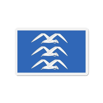 Flag of Haugesund Rogaland Norway - Refrigerator Magnet 3 Inch - The Sticker Space