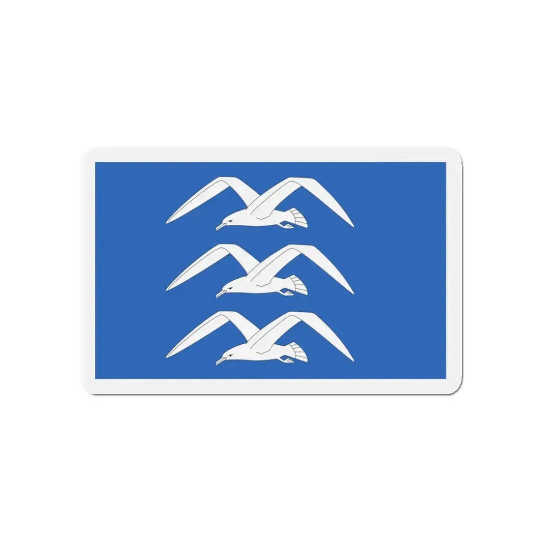 Flag of Haugesund Rogaland Norway - Refrigerator Magnet 4 Inch - The Sticker Space