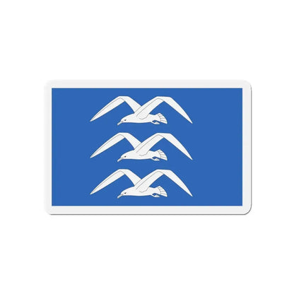 Flag of Haugesund Rogaland Norway - Refrigerator Magnet 4 Inch - The Sticker Space