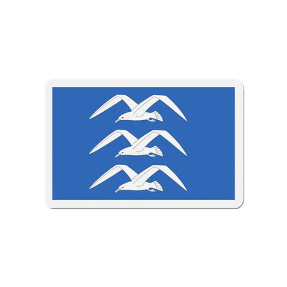 Flag of Haugesund Rogaland Norway - Refrigerator Magnet 5 Inch - The Sticker Space