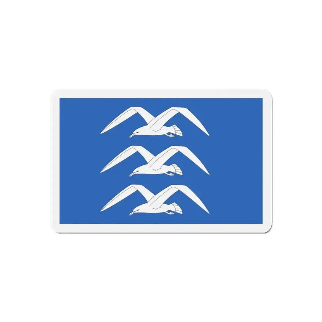 Flag of Haugesund Rogaland Norway - Refrigerator Magnet - The Sticker Space