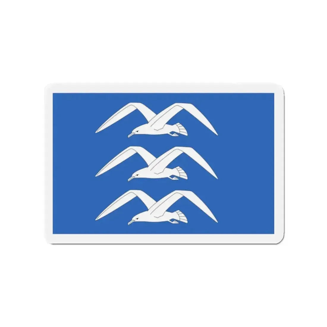 Flag of Haugesund Rogaland Norway - Refrigerator Magnet - The Sticker Space