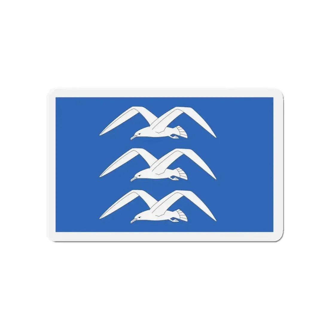 Flag of Haugesund Rogaland Norway - Refrigerator Magnet - The Sticker Space