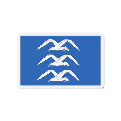Flag of Haugesund Rogaland Norway - Refrigerator Magnet - The Sticker Space