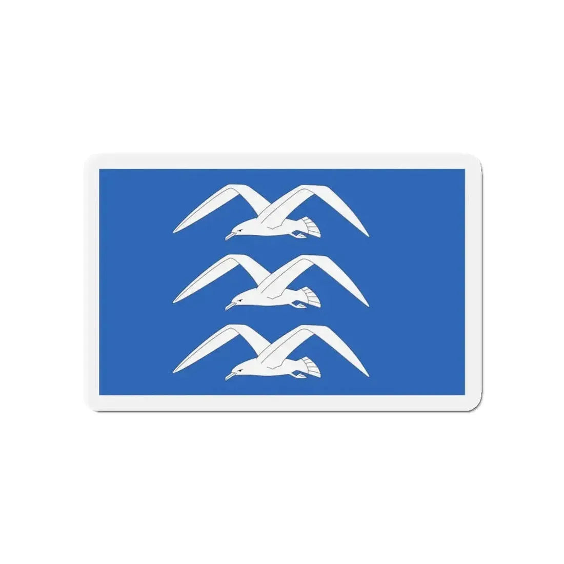Flag of Haugesund Rogaland Norway - Refrigerator Magnet - The Sticker Space