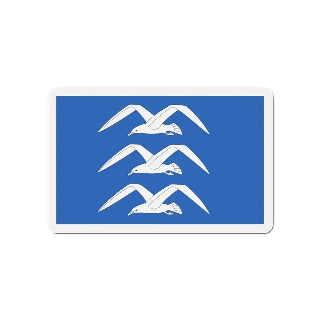 Flag of Haugesund Rogaland Norway - Refrigerator Magnet - The Sticker Space