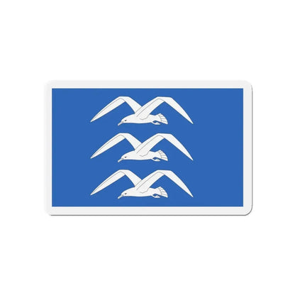 Flag of Haugesund Rogaland Norway - Refrigerator Magnet - The Sticker Space