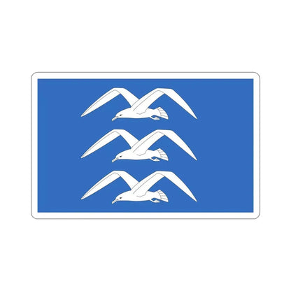 Flag of Haugesund Rogaland Norway STICKER Vinyl Die-Cut Decal 3 Inch - The Sticker Space