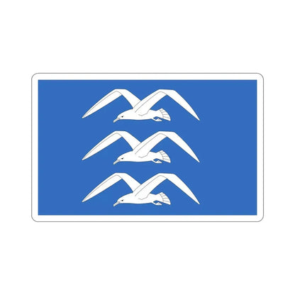 Flag of Haugesund Rogaland Norway STICKER Vinyl Die-Cut Decal 4 Inch - The Sticker Space