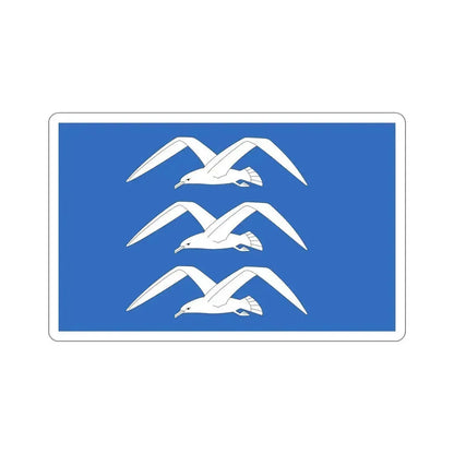 Flag of Haugesund Rogaland Norway STICKER Vinyl Die-Cut Decal 6 Inch - The Sticker Space
