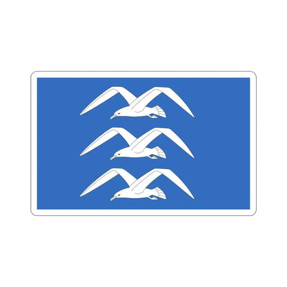 Flag of Haugesund Rogaland Norway STICKER Vinyl Die-Cut Decal 6 Inch - The Sticker Space