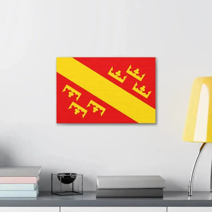 Flag of Haut Rhin France 2 - Canvas Wall Art - The Sticker Space