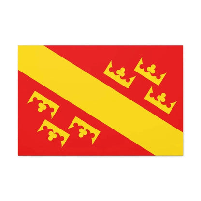 Flag of Haut Rhin France 2 - Canvas Wall Art - The Sticker Space