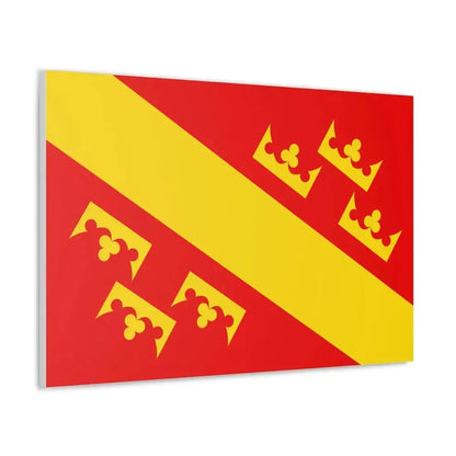 Flag of Haut Rhin France 2 - Canvas Wall Art - The Sticker Space