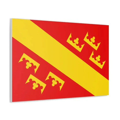 Flag of Haut Rhin France 2 - Canvas Wall Art - The Sticker Space