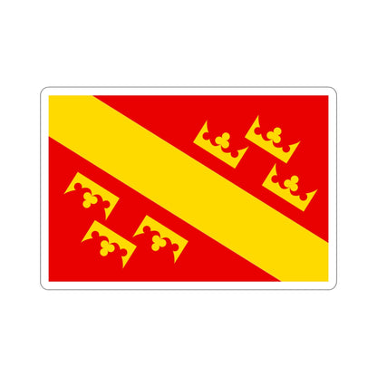 Flag of Haut Rhin France 2 STICKER Vinyl Die-Cut Decal-4 Inch-The Sticker Space