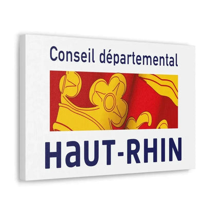 Flag of Haut Rhin France - Canvas Wall Art - The Sticker Space