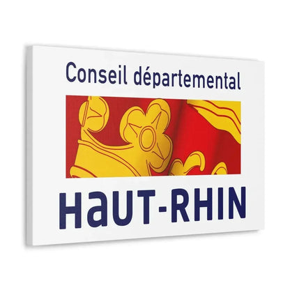Flag of Haut Rhin France - Canvas Wall Art - The Sticker Space